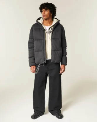 Chaqueta acolchada Hollister Feel Good Fleece