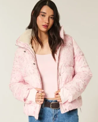 Chaqueta acolchada para todo tipo de clima con forro de piel sintética