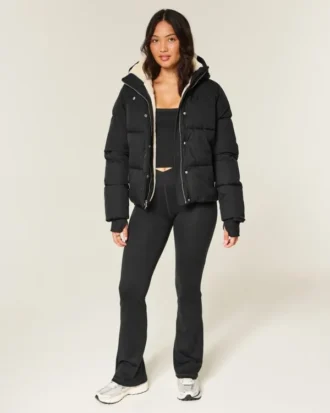 Chaqueta acolchada para todo tipo de clima con forro de piel sintética