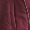 Chaqueta bomber acolchada con ribete de piel sintética