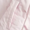 Chaqueta bomber acolchada con ribete de piel sintética