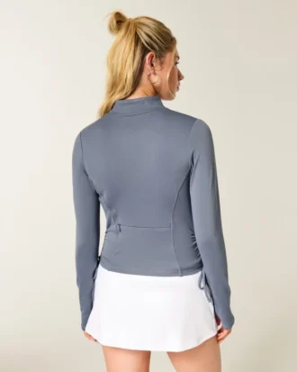 Chaqueta con cremallera y lazo lateral Active Recharge de Gilly Hicks