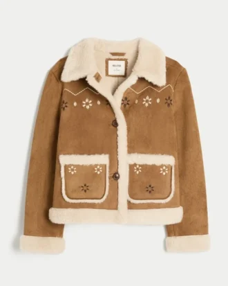 Chaqueta de piel sintética