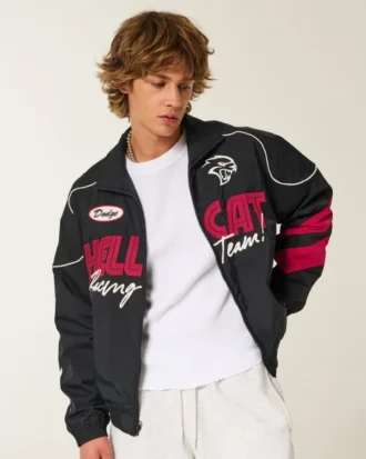 Chaqueta deportiva con gráfico Dodge Hellcat