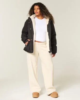 Chaqueta para todo tipo de clima con forro de piel sintética