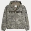 Chaqueta skater con estampado de camuflaje de Chevrolet