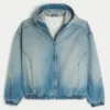 Chaqueta skater vaquera con cremallera