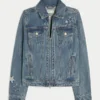 Chaqueta vaquera con estampado gráfico Class of ’26