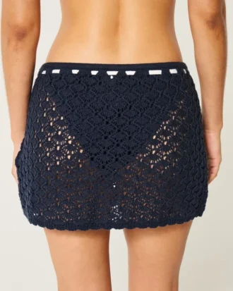 Falda cruzada estilo croché