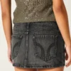 Falda pantalón micro mini vaquera