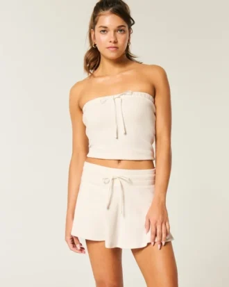 Falda pantalón tipo waffle de Gilly Hicks