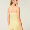 Gilly Hicks Confortable mono sin tirantes con tejido de nido de abeja