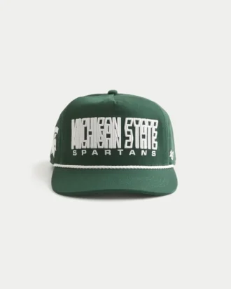 Gorra con gráfico de los Spartans de la Universidad Estatal de Míchigan de la marca 47