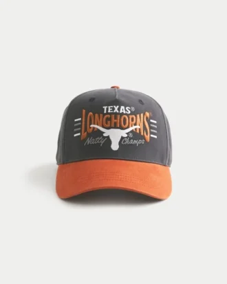 Gorra de béisbol con estampado de los Longhorns de la Universidad de Texas en Austin