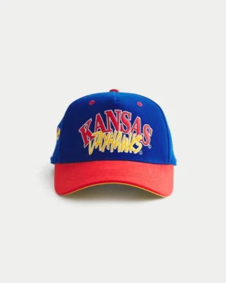 Gorra de béisbol con gráfico de los Kansas Jayhawks