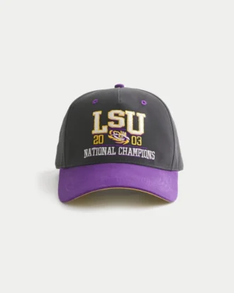 Gorra de béisbol con gráfico de LSU