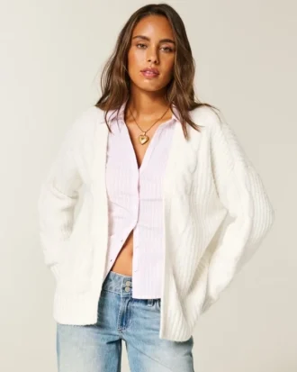 Hollister Cárdigan cómodo Cloud Easy sin cierre