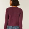 Hollister Cárdigan cómodo con bolsillos en forma de lazo