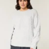Jersey cómodo de punto trenzado de Hollister