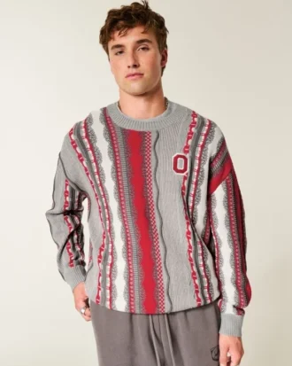 Jersey con estampado de los Buckeyes de la Universidad Estatal de Ohio