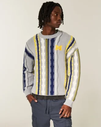 Jersey con gráfico de los Wolverines de la Universidad de Michigan