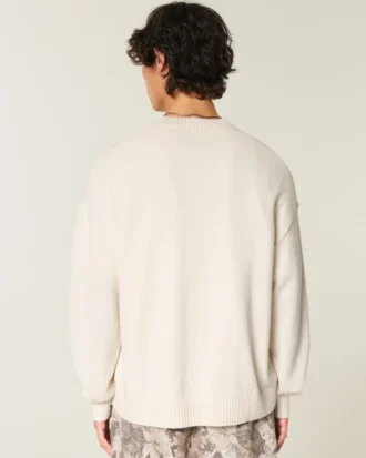 Jersey cuadrado de cuello redondo