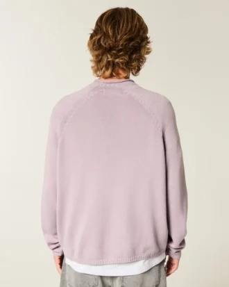 Jersey de cuello alto y corte cuadrado