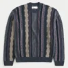 Jersey de cuello redondo a rayas