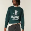 Jersey de cuello redondo con estampado Boxy Chamonix France