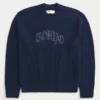 Jersey de cuello redondo con estampado Boxy Tokyo