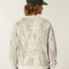 Jersey de cuello redondo con estampado cuadrado