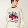 Jersey de cuello redondo con estampado Dodge Challenger