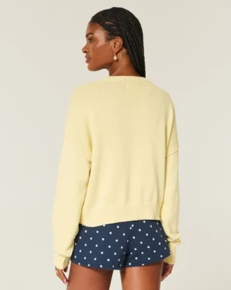 Jersey de cuello redondo con estampado Easy Honolulu