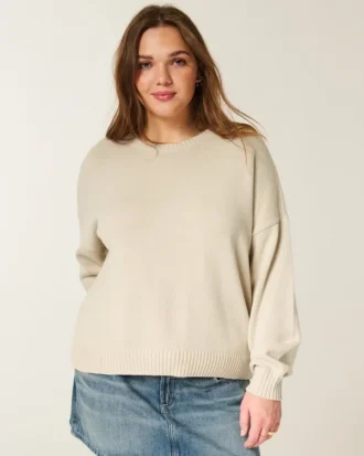 Jersey de cuello redondo con estampado Easy Wings