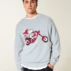 Jersey de cuello redondo con estampado Snoopy