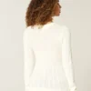 Jersey de cuello redondo con estrellas y punto trenzado