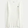 Jersey de cuello redondo con estrellas y punto trenzado