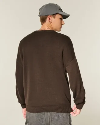 Jersey de cuello redondo con gráfico Boxy St. Anton Austria