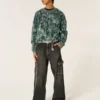 Jersey de cuello redondo holgado y peludo