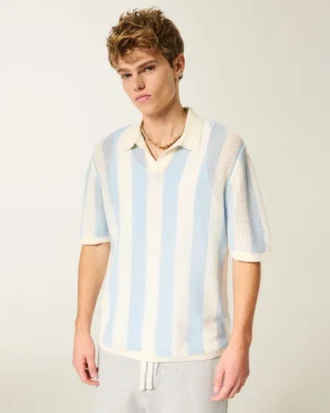 Jersey de manga corta y corte cuadrado Polo