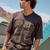 Jersey estampado holgado