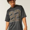 Jersey estampado holgado