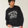 Jersey gráfico Boxy Motor City Auto Repairs