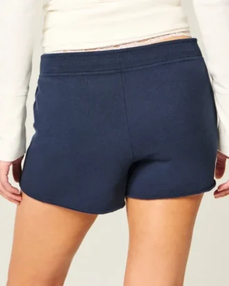 Mini pantalón corto de felpa
