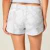 Mini shorts de felpa azul camuflaje Mini shorts de felpa azul camuflaje