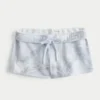 Mini shorts de felpa azul camuflaje Mini shorts de felpa azul camuflaje