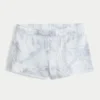 Mini shorts de felpa azul camuflaje Mini shorts de felpa azul camuflaje