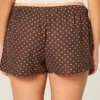 Mini shorts de franela con lazo de satén Holiday Vault Release