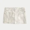 Minifalda de sarga con estampado de camuflaje