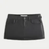 Minifalda pantalón de piel sintética Minifalda pantalón de piel sintética
